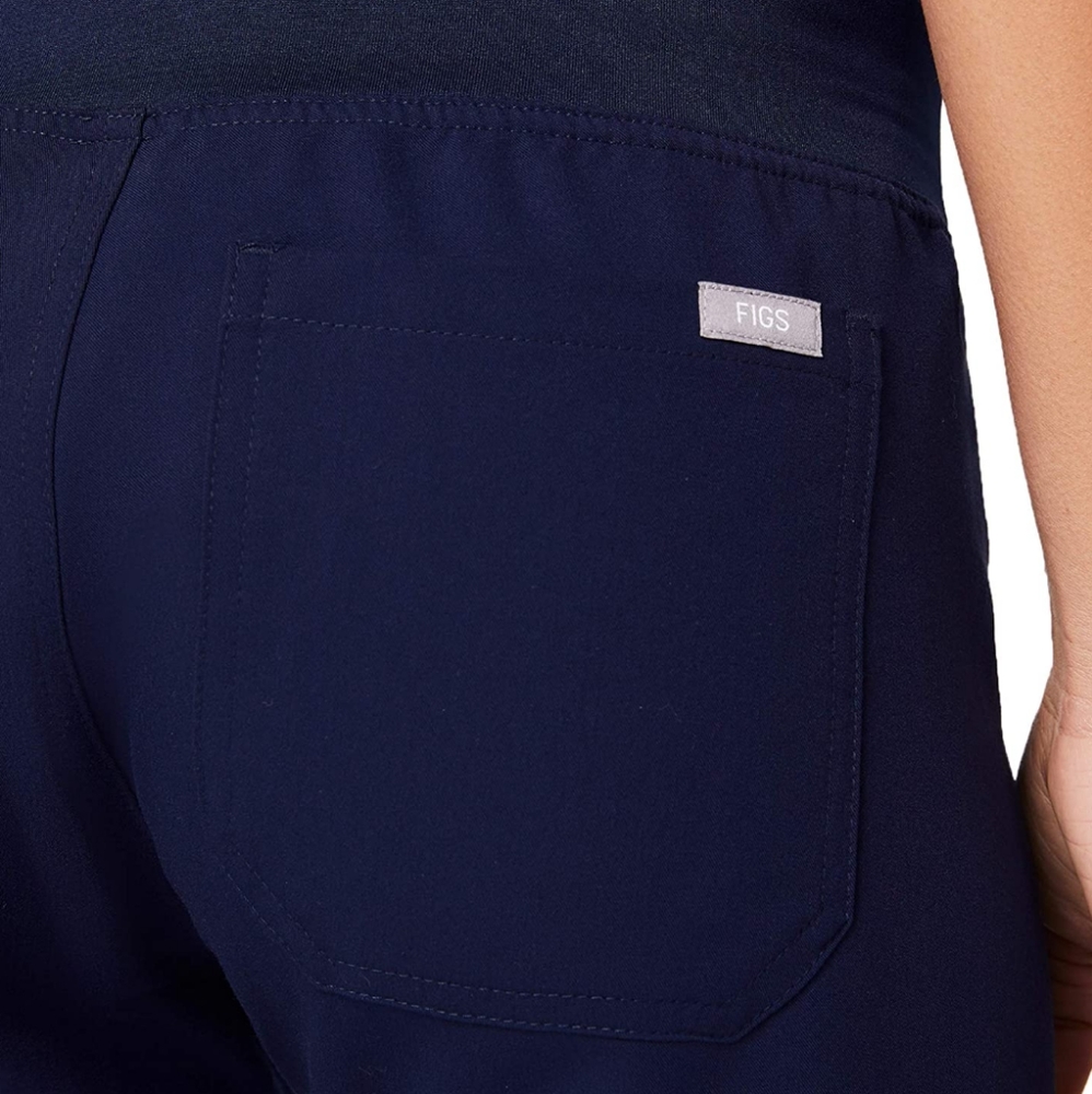Figs MP Navy Blue Livingston Basic Scrub pants for women.